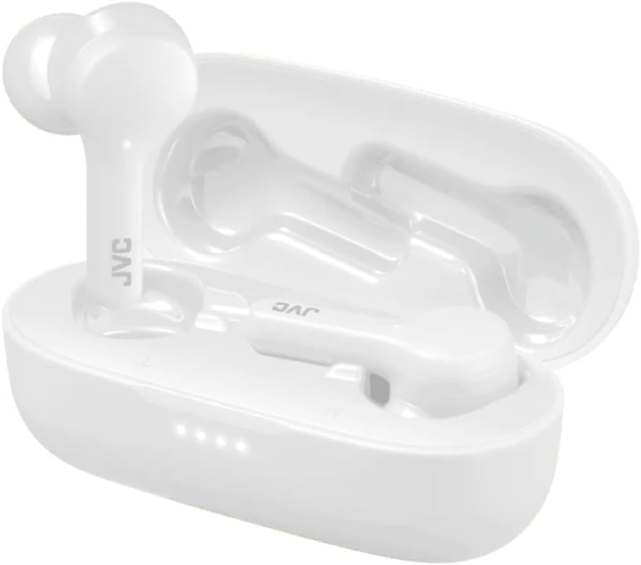 HAA8TW True Wireless Earbuds with Bluetooth 5.0, IPX4 Water Resistance, and Up to 15 Hours Battery Life - White