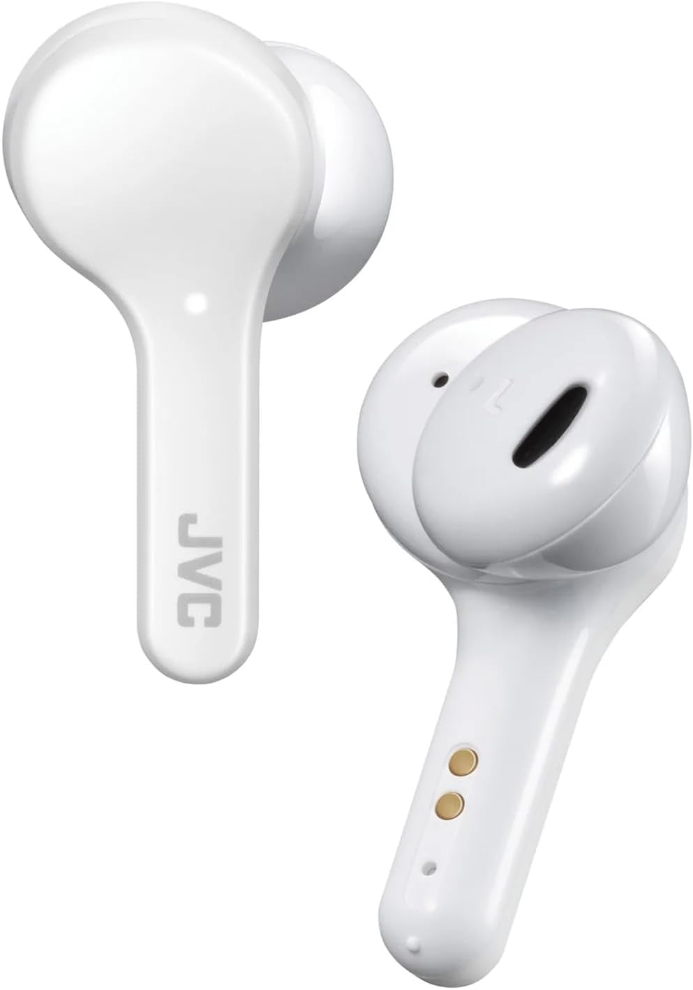 HAA8TW True Wireless Earbuds with Bluetooth 5.0, IPX4 Water Resistance, and Up to 15 Hours Battery Life - White