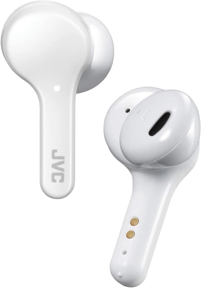 HAA8TW True Wireless Earbuds with Bluetooth 5.0, IPX4 Water Resistance, and Up to 15 Hours Battery Life - White